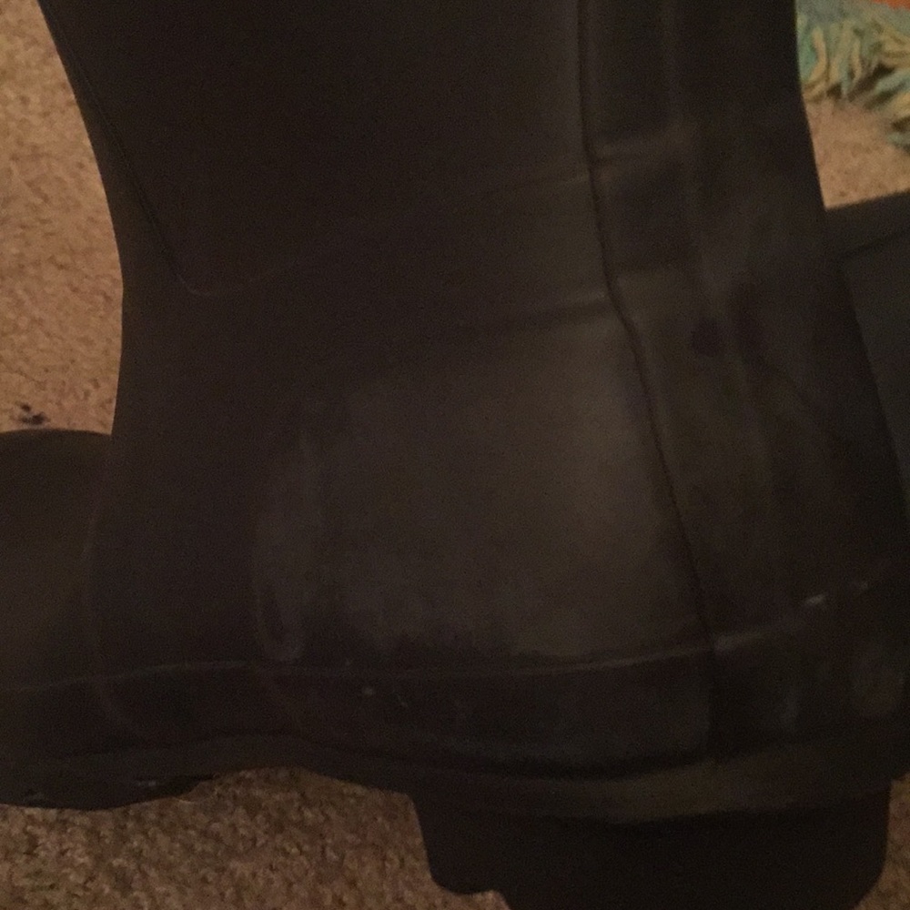 Matte Navy Hunter Rainboots - Picture 2 of 3